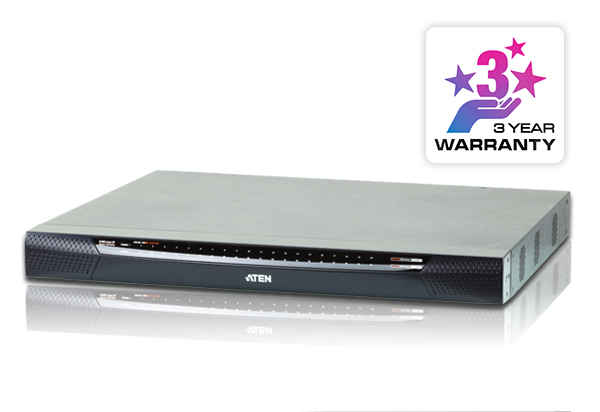 ATEN KN2140VA-AX-E KVM switch Rack mounting Black, Grey – image 1