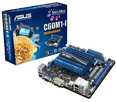 ASUS C60M1-I motherboard AMD A50M FCH mini ITX – image 1