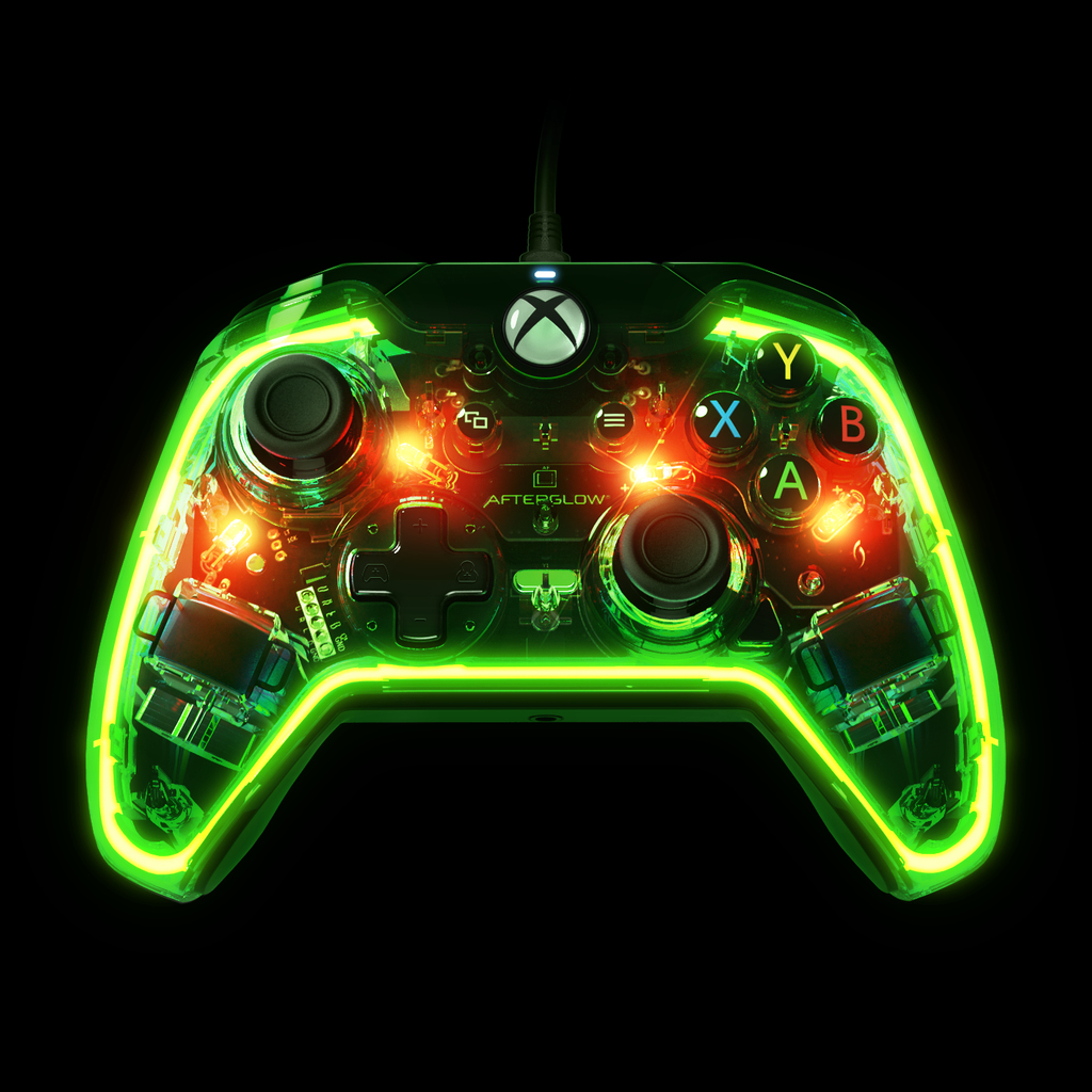 PDP 048-007-NA Gaming Controller Transparent USB Gamepad Analogue Xbox One – image 3