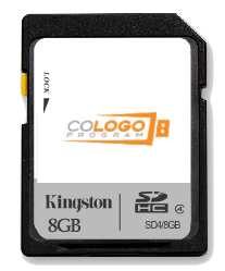 Kingston Technology 8GB microSDHC Co-Logo