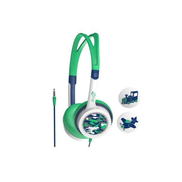 IFROGZ IFLTRC-LG1 headphones/headset Wired Head-band Music Blue, Green, White