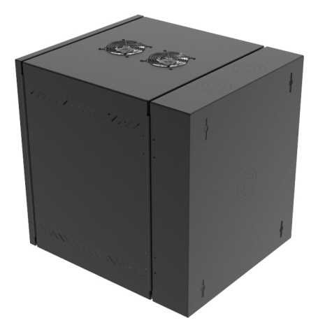 Vertiv GL24WMS-B-AF rack cabinet 12U Wall mounted rack Black – image 2