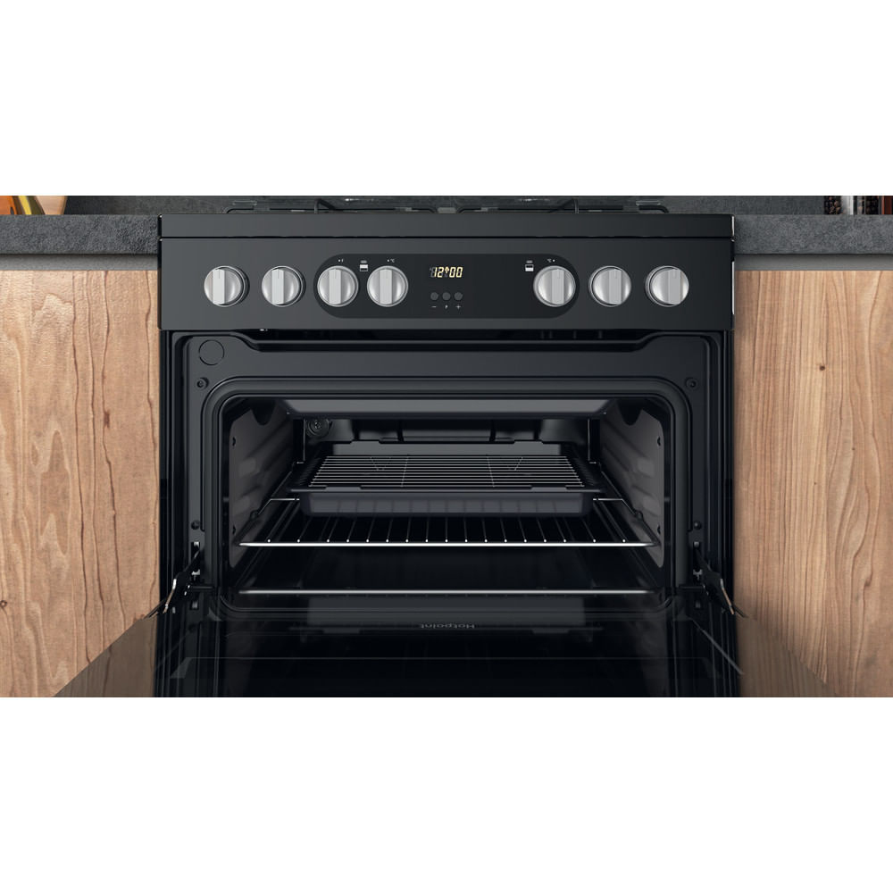 Hotpoint HDM67G9C2CSB/UK Freestanding cooker Electric Gas Black – image 9