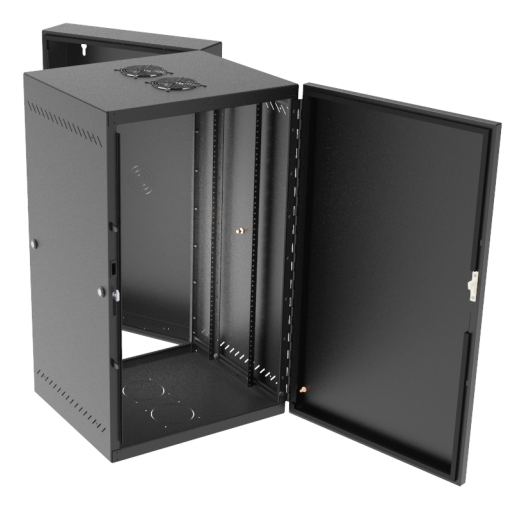 Vertiv GL36WMS-B-AF rack cabinet 19U Wall mounted rack Black – image 3