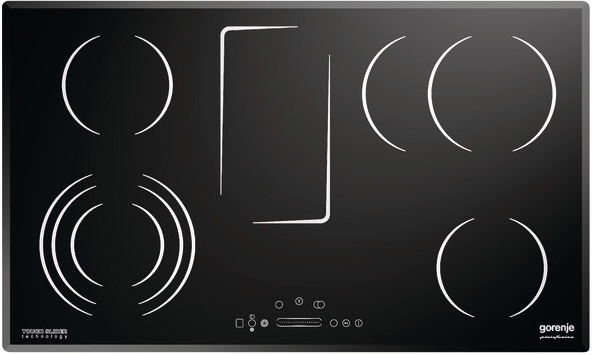 Gorenje ECS8P2 Black Built-in Ceramic hob 5 zone(s)