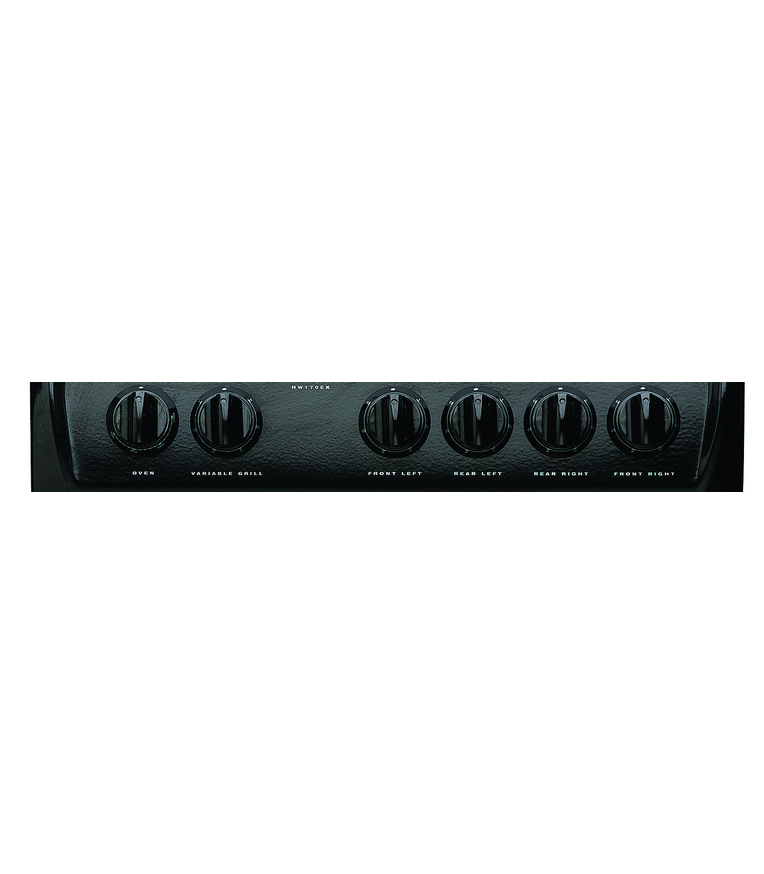 Hotpoint HW170EKS cooker Freestanding cooker Electric Sealed plate Black – image 4