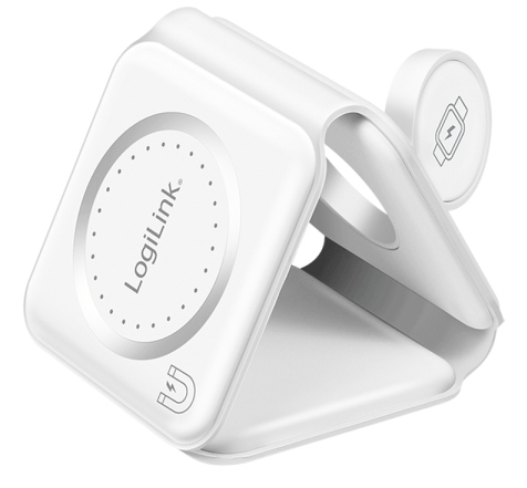 LogiLink PA0344 mobile device charger Universal White USB Wireless charging Fast charging Indoor – image 2