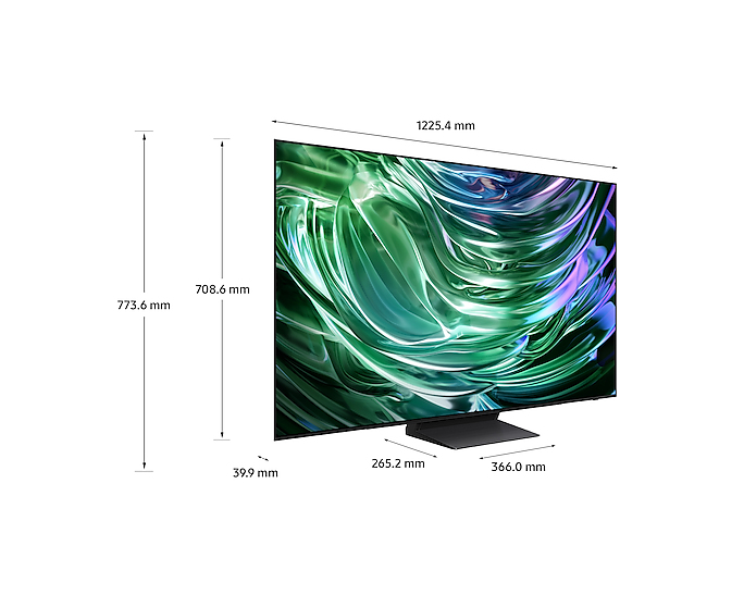 Samsung S90D 55” OLED 4K Smart TV (2024) and Galaxy Buds3 Pro (White) – image 4