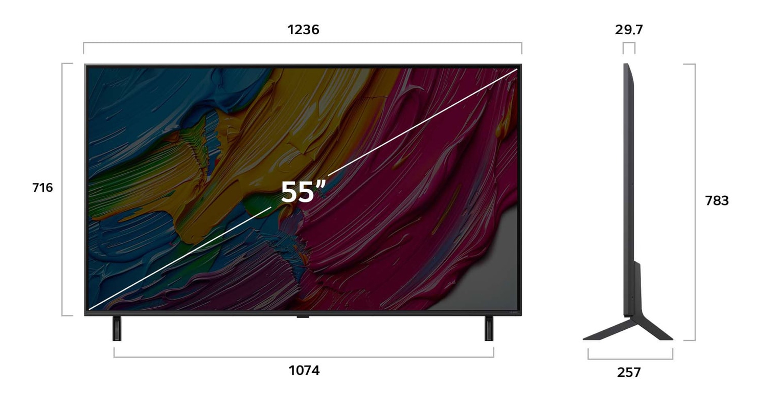 LG QNED 55QNED80A3A TV 139,7 cm (55 ) 4K Ultra HD Smart TV Wifi Noir Neuf — photo 4