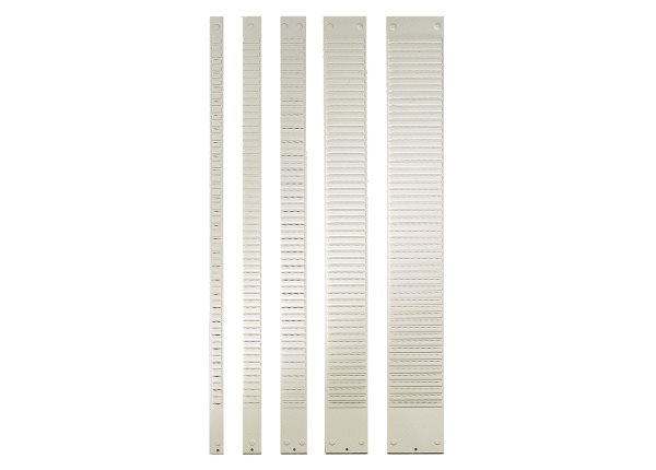 Nobo Bandas de fichas T, metal ranuras 32 Indice 2
