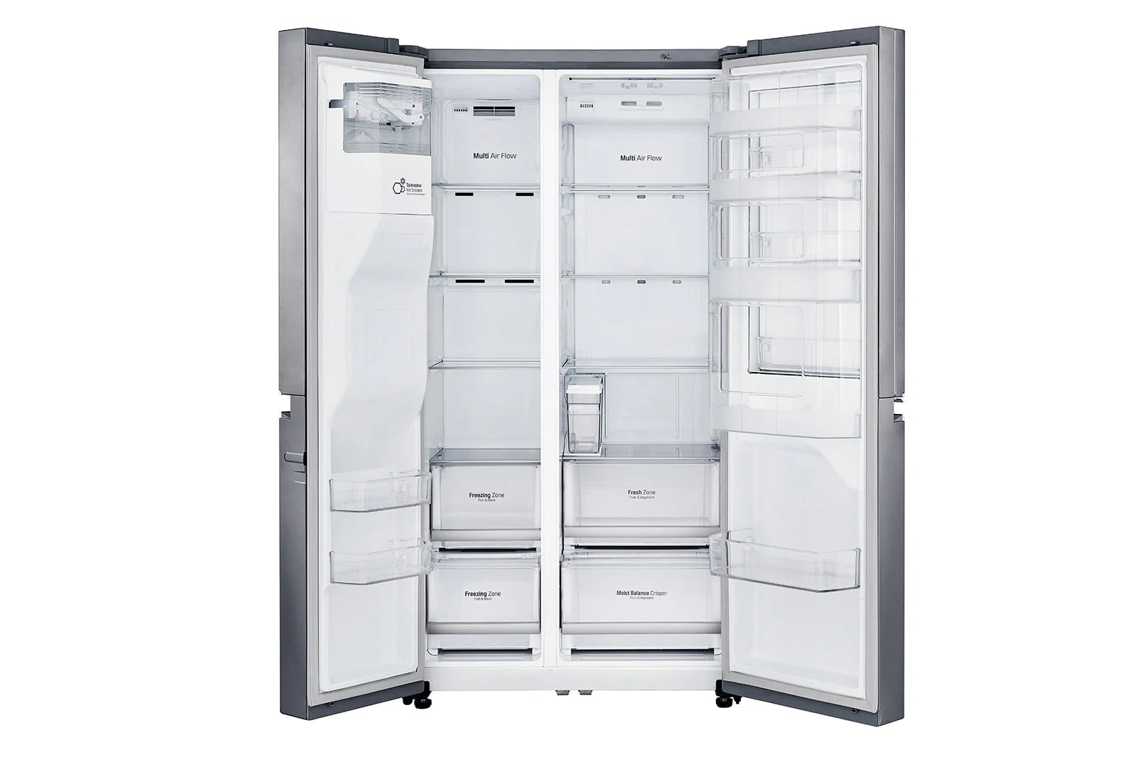 LG GSJ761PZZE side-by-side refrigerator Freestanding – image 4