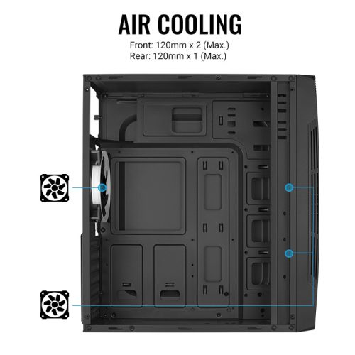 Aerocool Talon Midi Tower Black – image 5