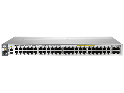 HP ProCurve 3800-48G-PoE+-4XG Managed L3 Gigabit Ethernet (10/100/1000) Power over Ethernet (PoE) 1U Grey