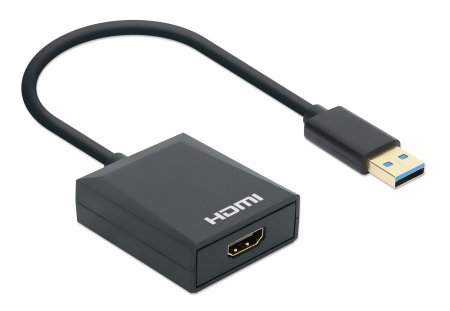 Manhattan Convertidor de USB-A a HDMI 1080p imagen 2