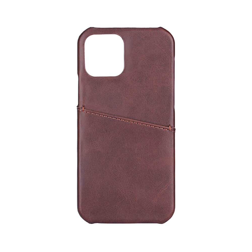 Onsala Mobile Cover Brown with Cardpocket iPhone 12