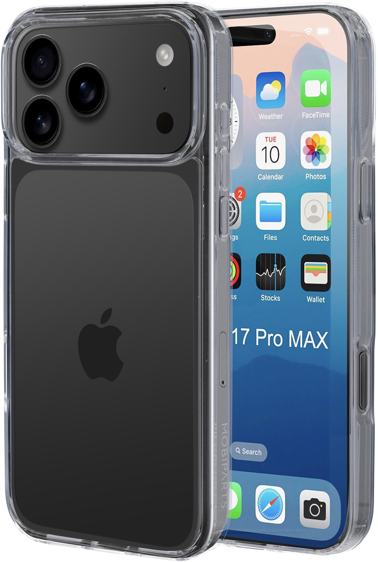 Mobiparts Classic Hardcover Apple iPhone 17 Pro Max Clear