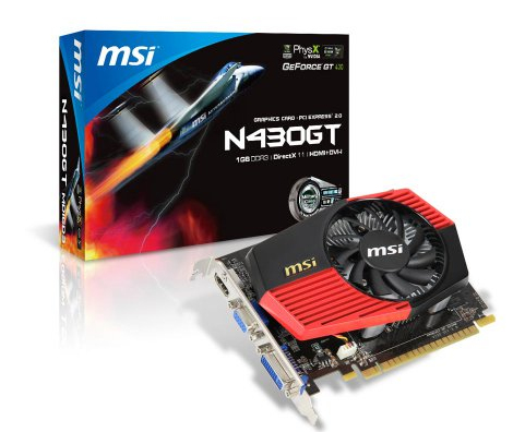 MSI N430GT-MD1GD3 NVIDIA GeForce GT 430 – image 1