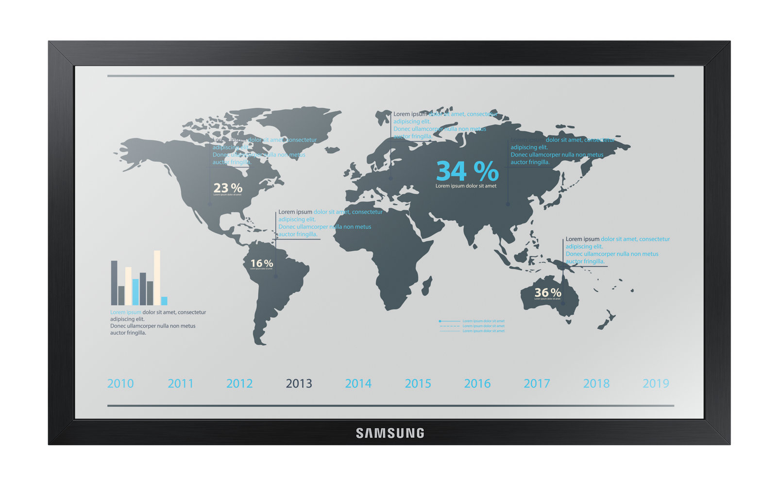 Samsung CY-TD32LDAH touch screen overlay – image 3
