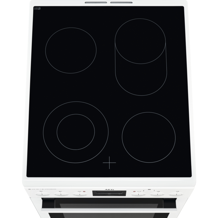 AEG CCB56470BW Freestanding cooker Electric Zone induction hob White – image 5