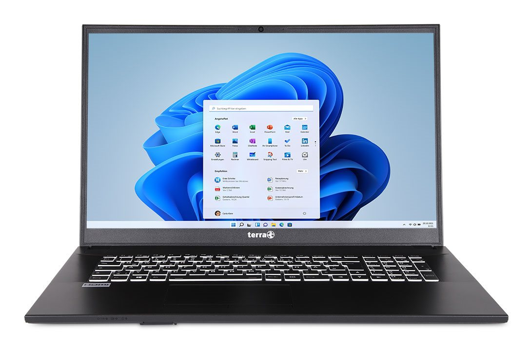 TERRA 1220855 laptop Intel® Core™ i5 i5-1334U 43.9 cm (17.3") Full HD 16 GB DDR4-SDRAM 500 GB SSD Wi-Fi 6 (802.11ax) Windows 11 Home German Grey