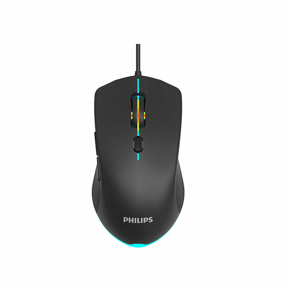 Philips SPK9404/93 mouse Gaming Right-hand USB Type-A Optical 1000 DPI