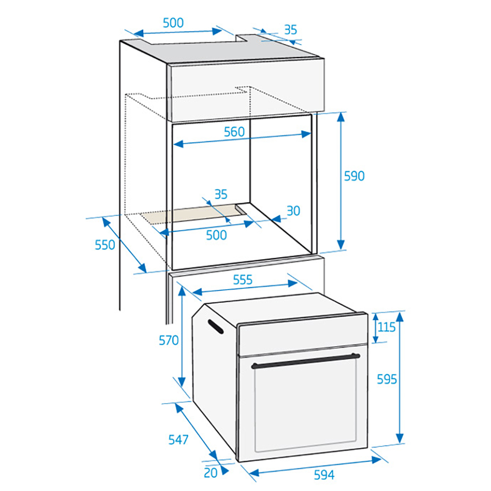 Beko BIM22301X oven – image 2