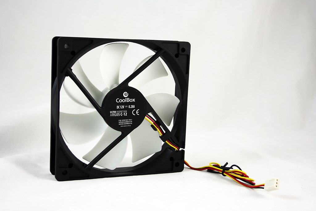 CoolBox VENCOO12BL3 computer cooling system Computer case Fan – image 2
