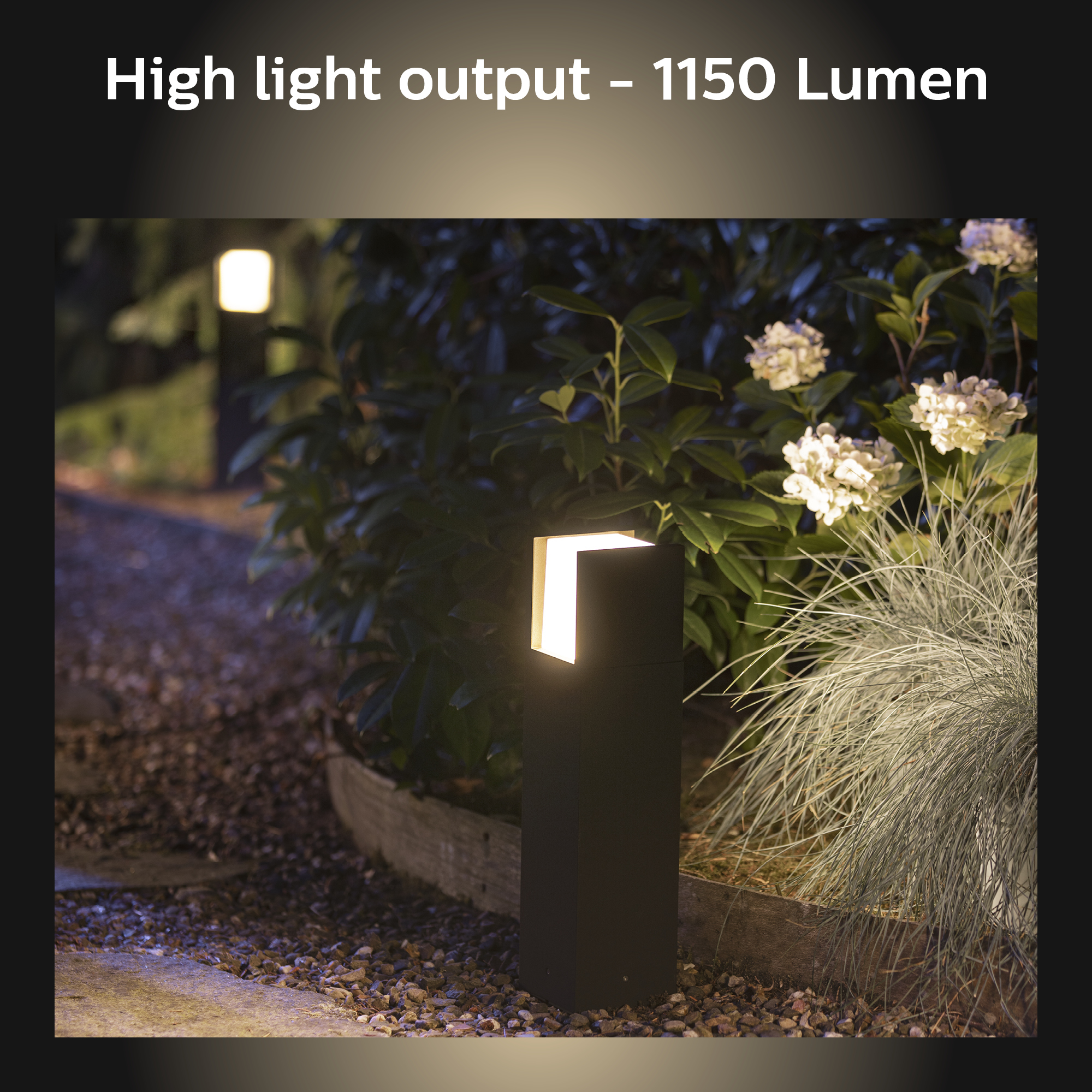 Philips by Signify Philips Hue White Fuzo Outdoor Pedestal Light – image 5