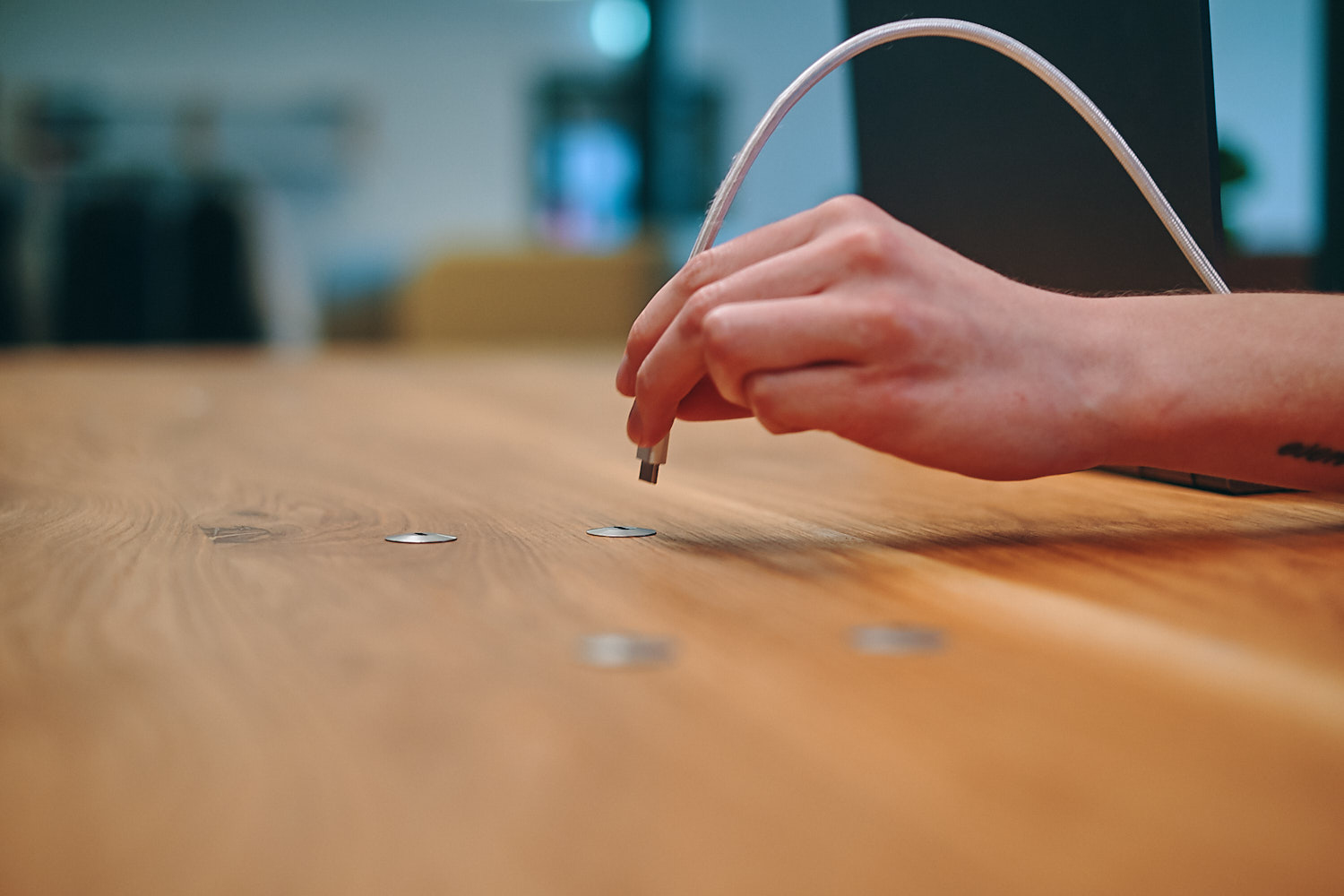 Resim Ochno O-DO-100-2 USB C Masa Montaj Hub