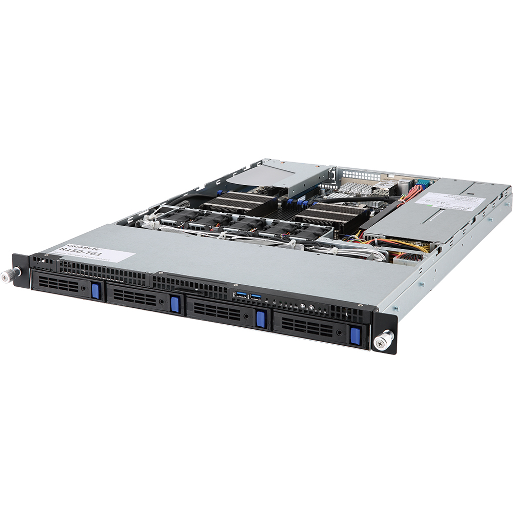 GIGABYTE R150-T63 BGA 2601 Rack (1U) Black – image 1