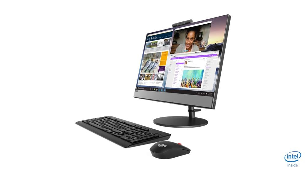 Lenovo V530-22ICB AIO Intel® Core™ i5 i5-9400T 54.6 cm (21.5″) 1920 x 1080 pixels All-in-One PC 8 GB DDR4-SDRAM 512 GB SSD AMD Radeon 530 Windows 10 Pro Wi-Fi 5 (802.11ac) Black image 1