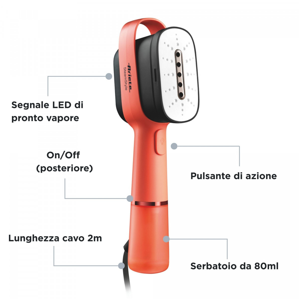 Ariete 4301 Steam Style, Vertical iron – image 9