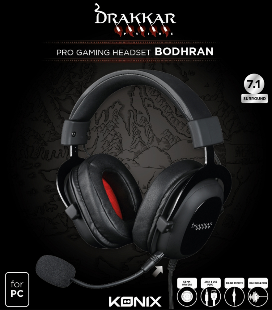 Konix KX DKP 7.1HYBRID BODHRAN HEADSET – image 5