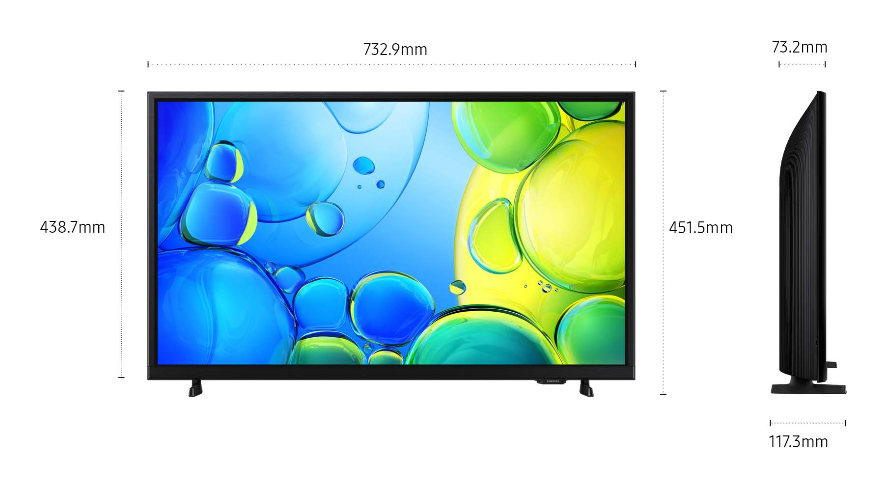 Samsung Smart TV 32 Full HD F6000F LED HDR10 Tizen Wi Fi Bluetooth Nero — photo 4