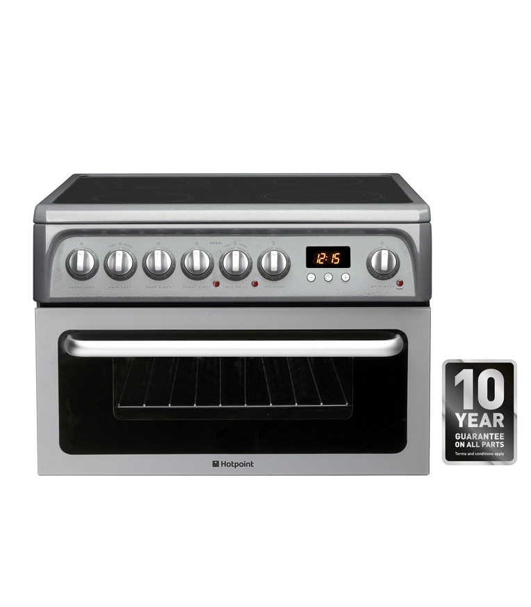 Hotpoint HAE60GS cooker Freestanding cooker Electric Ceramic hob Graphite – image 2