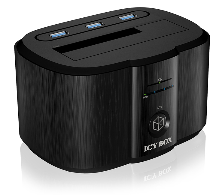 ICY BOX IB-125CH USB 3.2 Gen 1 (3.1 Gen 1) Type-B Black