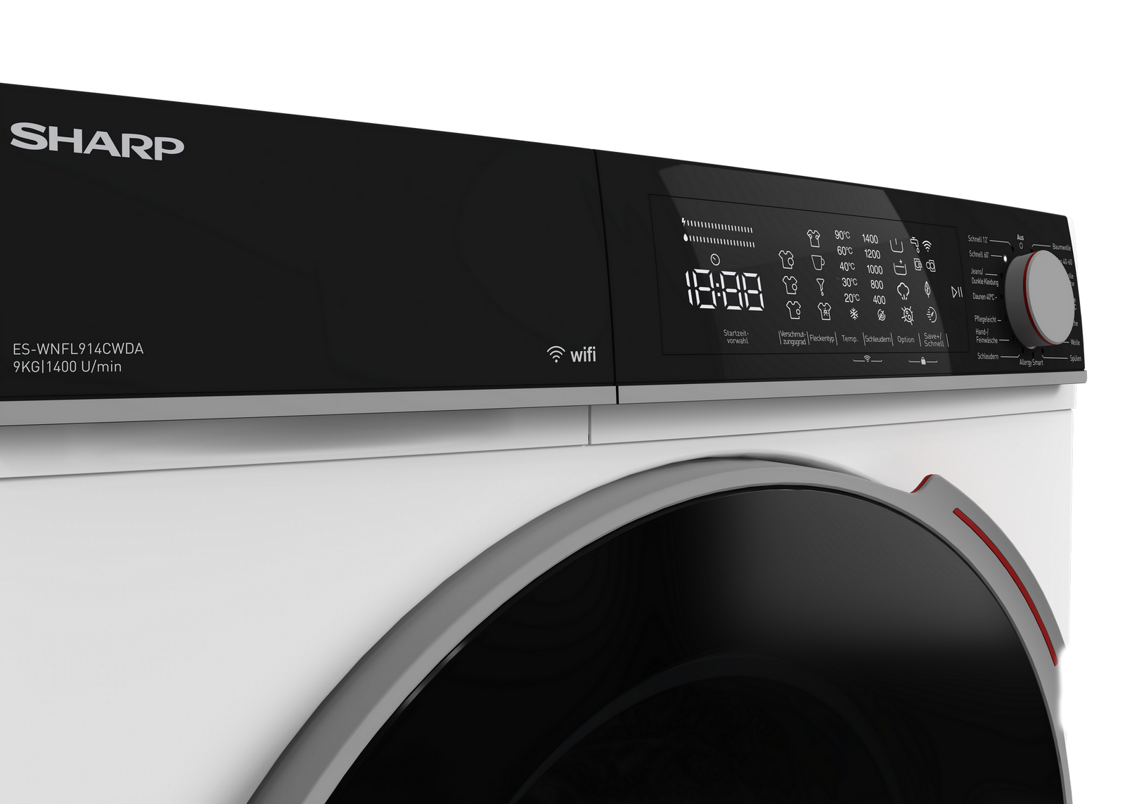 Sharp WB8 washer dryer Freestanding Front-load White – image 6