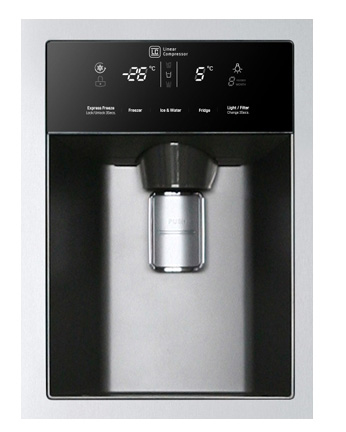 LG GSL325PVCVD side-by-side refrigerator Freestanding – image 3