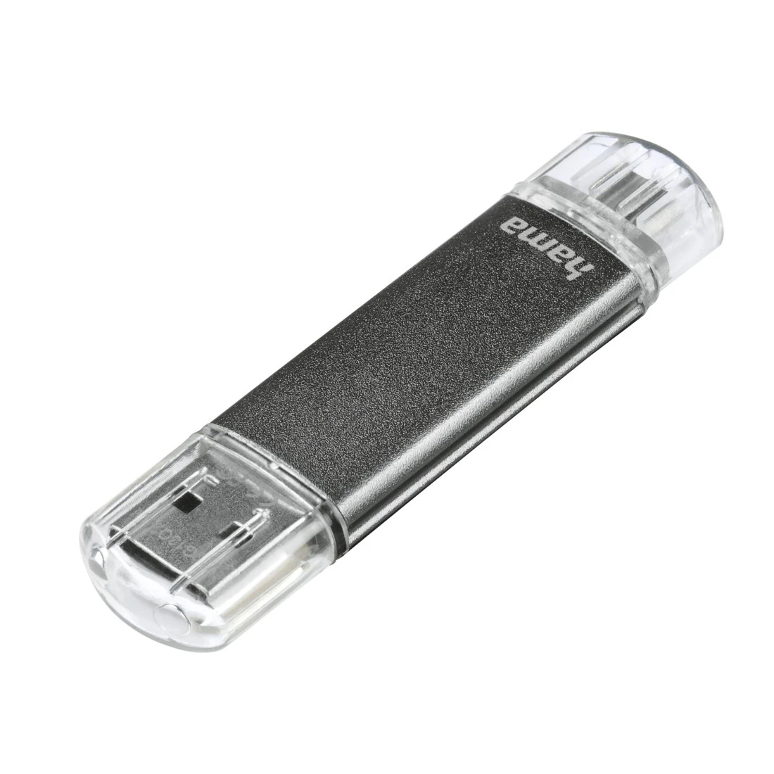 Hama Laeta Twin USB flash drive 128 GB 2.0 Grey