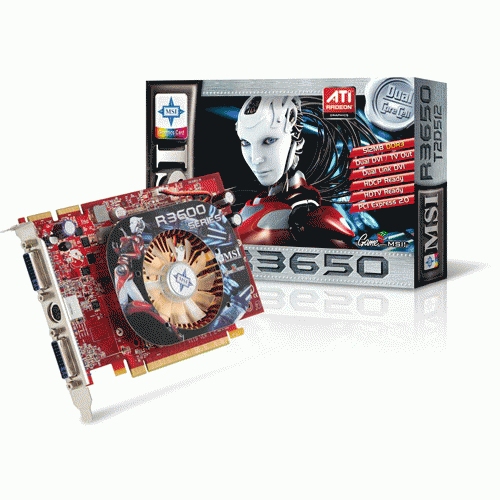 MSI R3650-T2D512/D2 graphics card GDDR2 – image 2