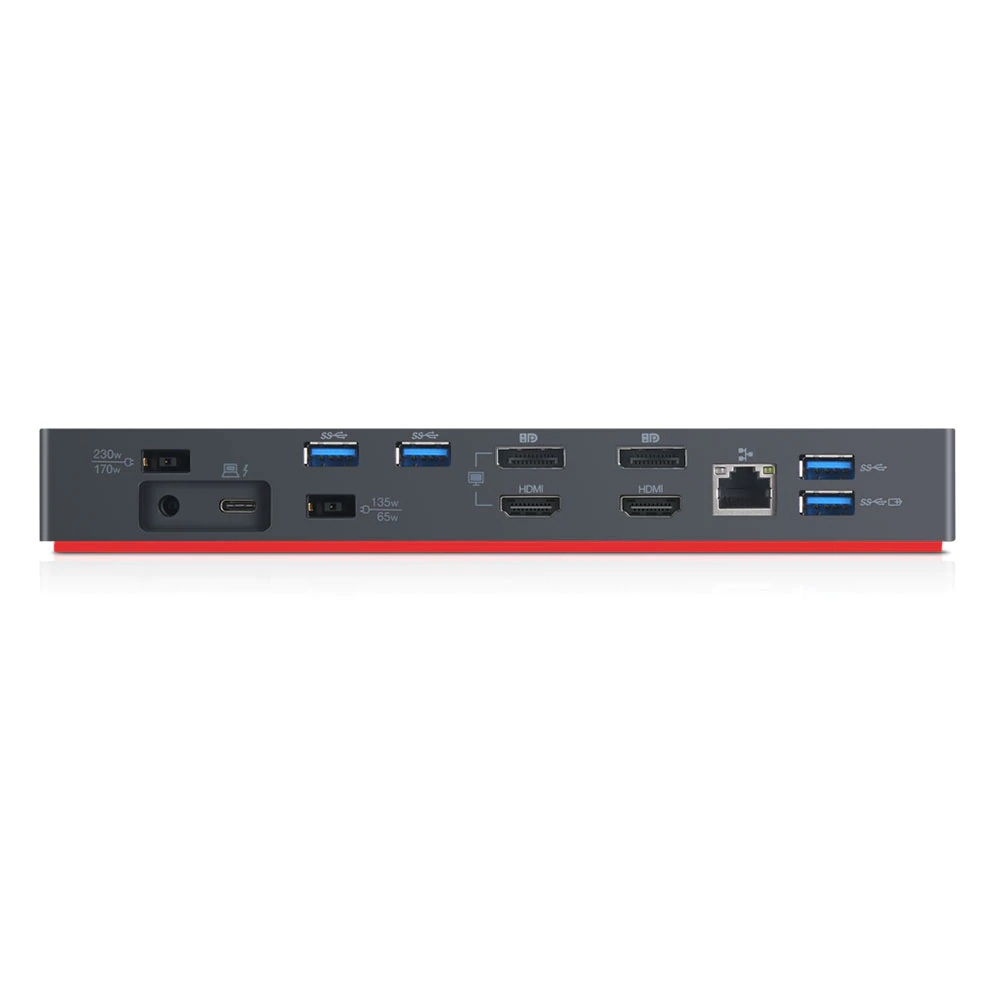 Lenovo 40AN0170IT laptop dock/port replicator Wired Thunderbolt 3 Black – image 4