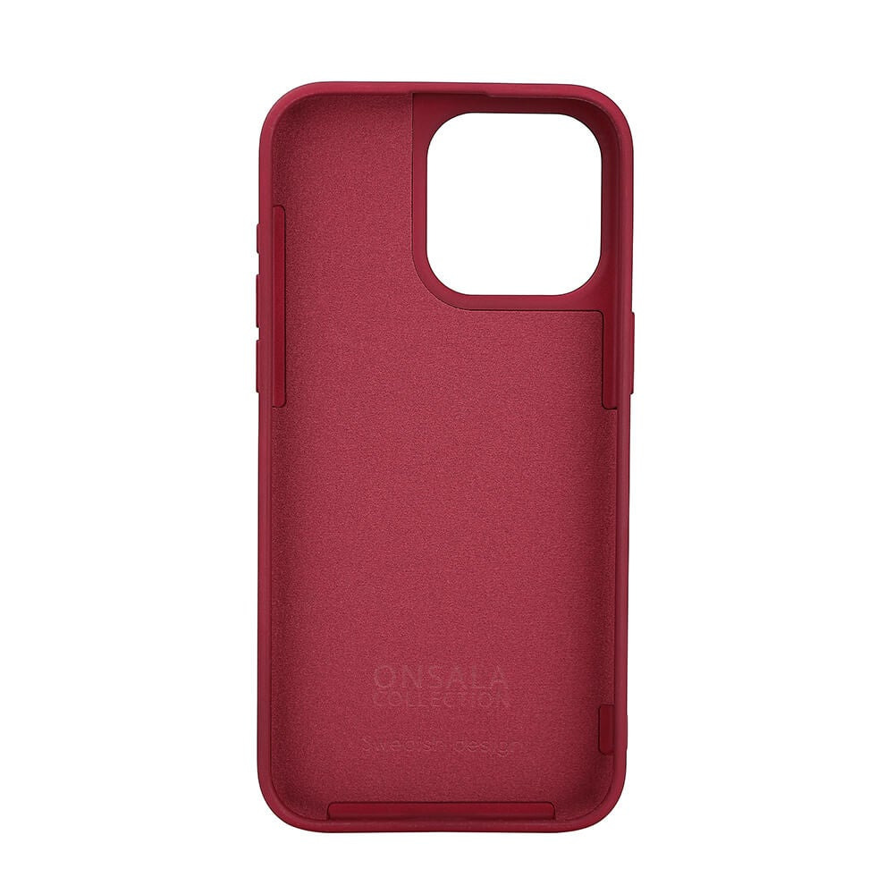 Onsala Phone Case with Silicone Feel MagSeries Deep Red - iPhone 15 Pro Max – image 3