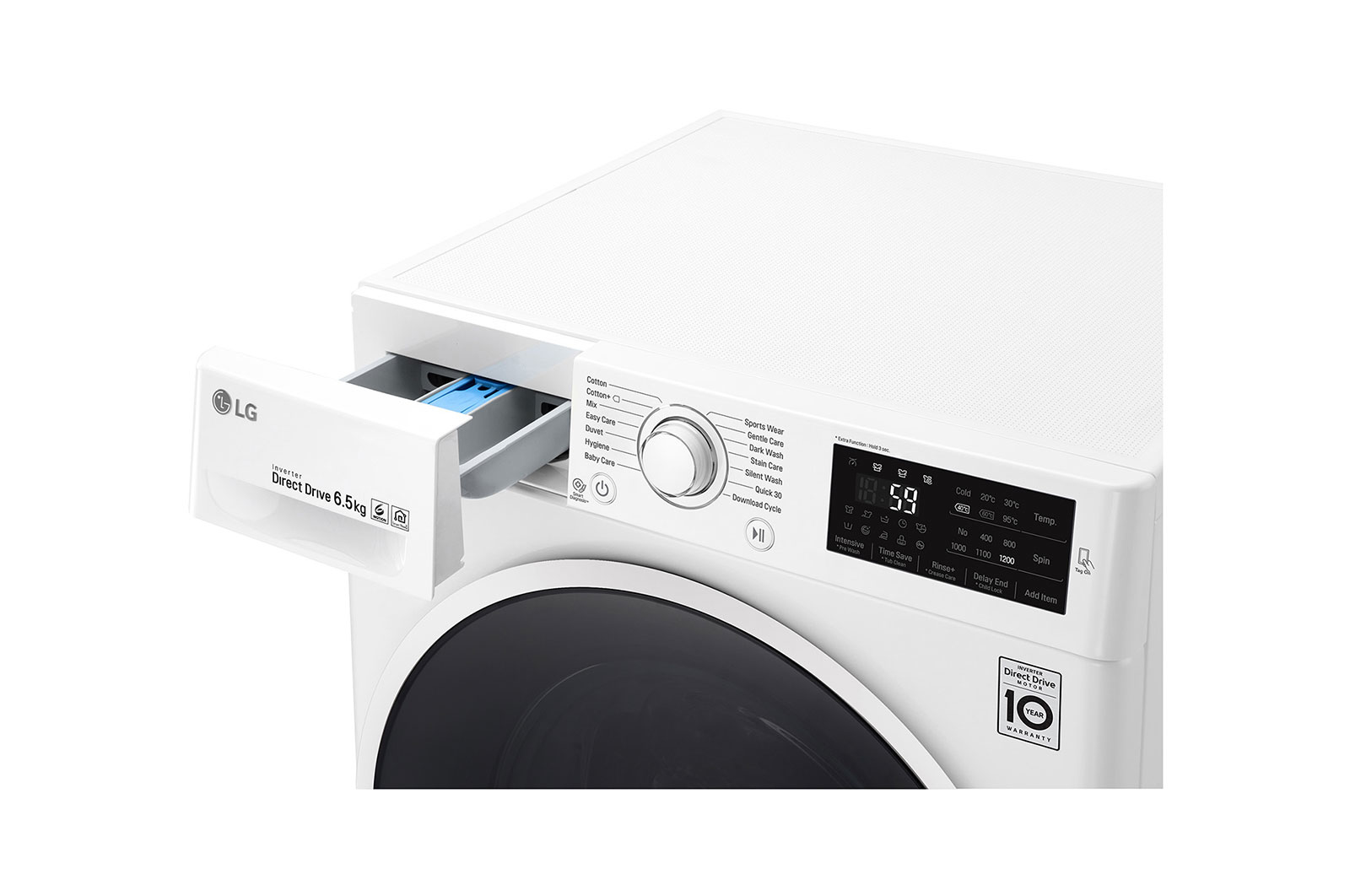 LG F2J6WN0W+11140B9100 washing machine Front-load – image 6