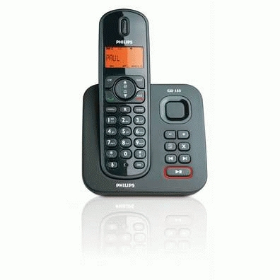 Philips Perfect sound CD1551B/23 telephone Caller ID Black – image 3