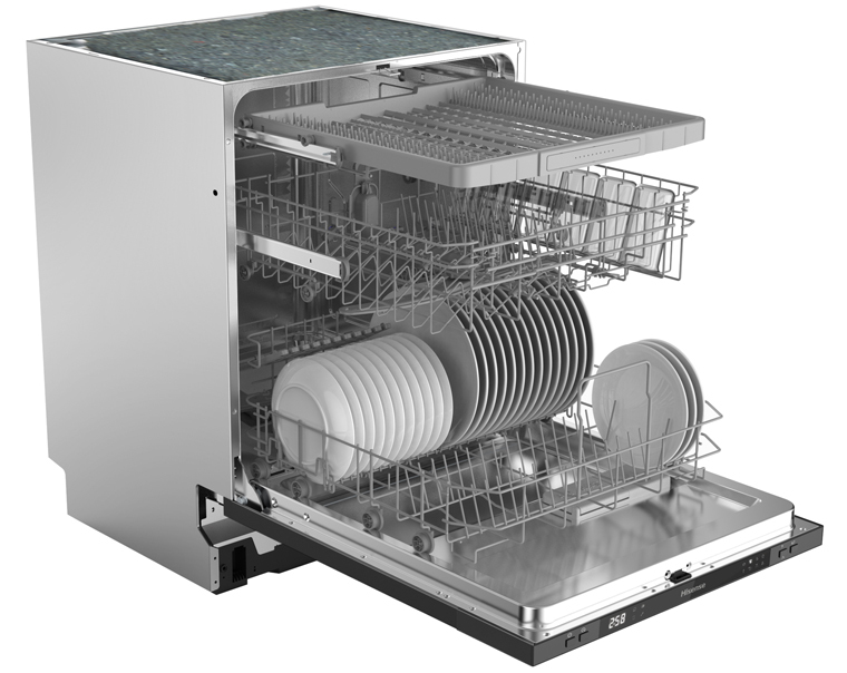 Hisense HV603D40UK dishwasher Semi built-in 14 place settings – image 7