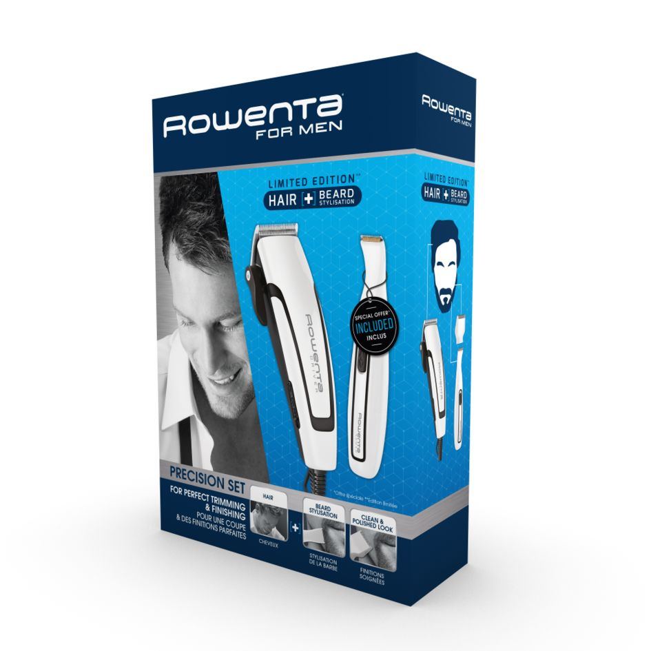 Rowenta YD3034 hair trimmers/clipper Black, White 20 – image 2