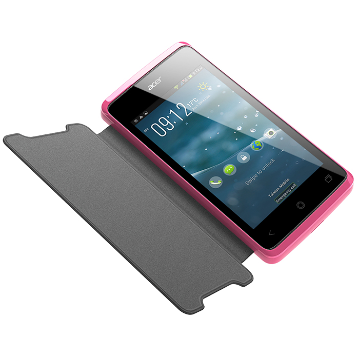 Acer Liquid Z200 Flip Cover Pink – image 2