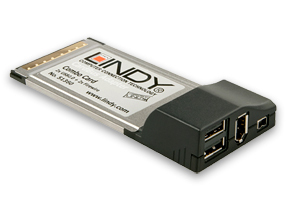 Lindy USB 2.0 FireWire CardBus Adapter
