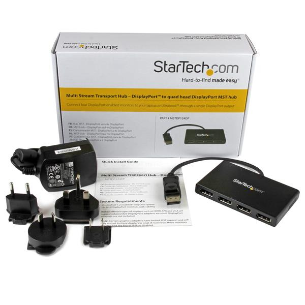 StarTech.com 4-Port Multi Monitor Adapter - DisplayPort 1.2 MST Hub – image 9