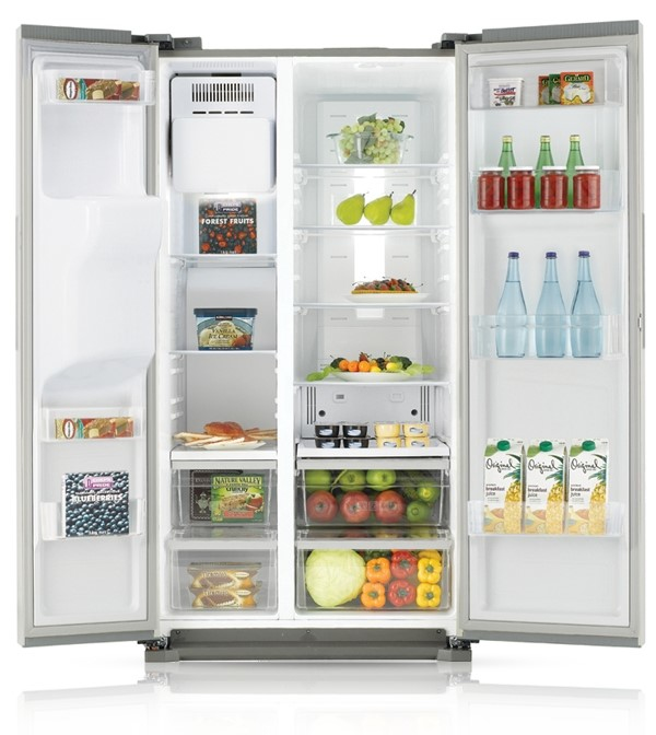 Samsung RS7568BHCSP side-by-side refrigerator Freestanding – image 2